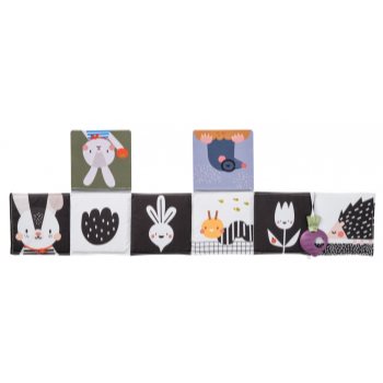 Taf Toys Pram Book Urban Garden carte educativa contrastanta image11